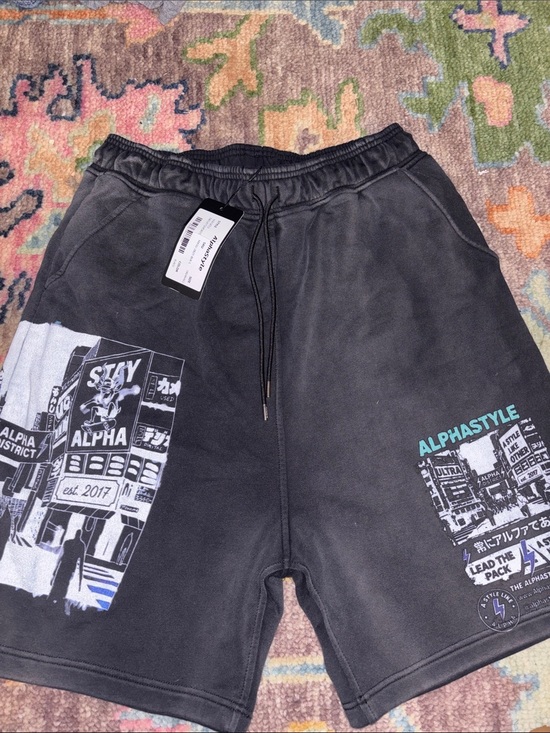 AlphaStyle Other - MENS ALPHASTYLE MANOD SWEATSHORT